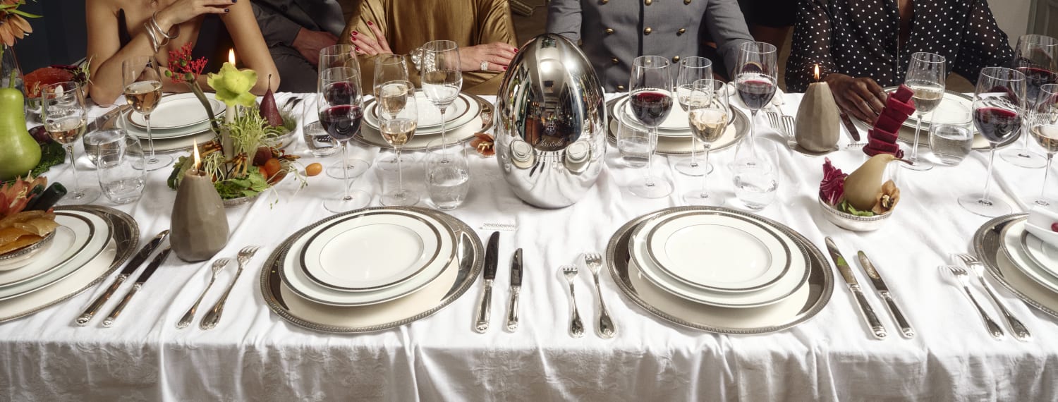 Holiday Table Decoration | Christofle